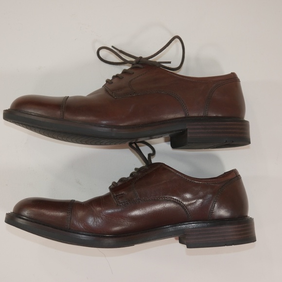 Johnston & Murphy Leather Tabor Cap Toe Shoes
